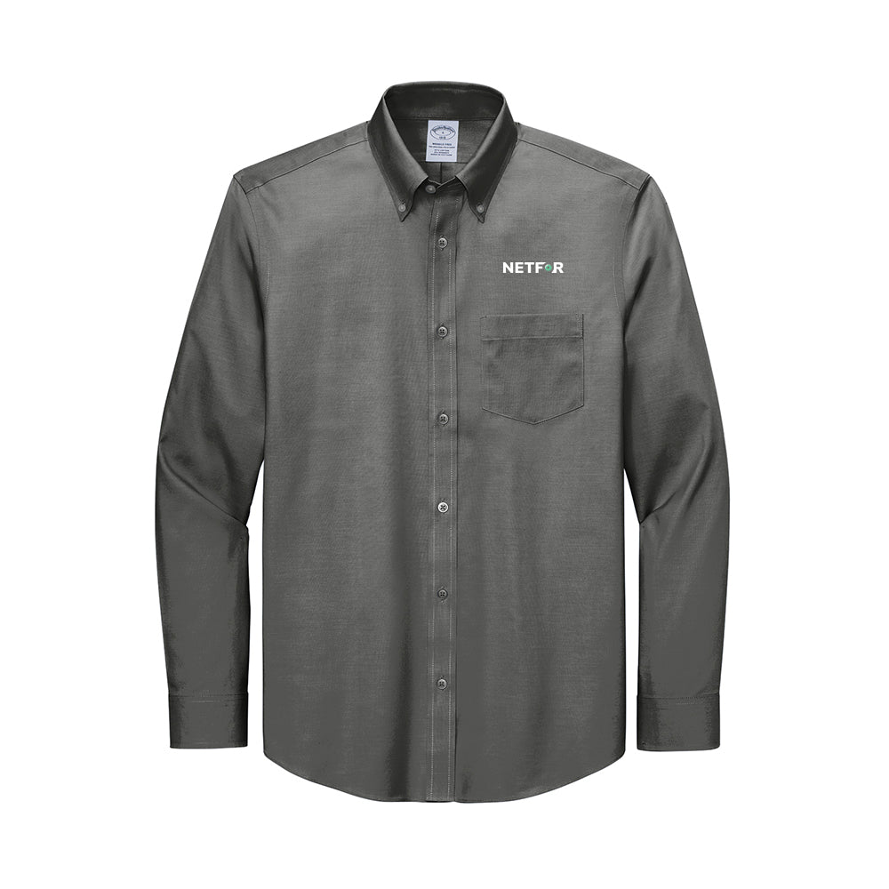 Brooks Brothers Wrinkle-Free Stretch Pinpoint Shirt